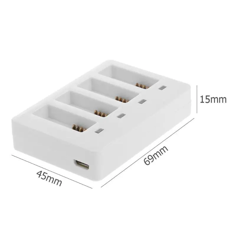 4 в 1 USB мульти батарея Быстрая зарядка зарядное устройство концентратор с индикатором зарядки для DJI TELLO RC Дрон батарея быстрое зарядное устройство