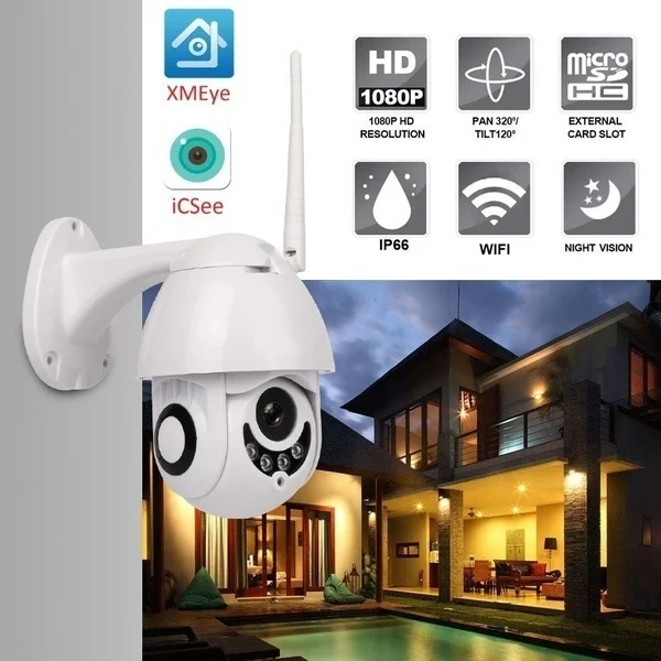 Радионяня новая IP камера Wi Fi 2 МП 1080P беспроводная скоростная купольная CCTV ИК для