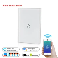 wifi smart boiler switch water heater smart life tuya app remote control usisrael standard work alexa google home voice control