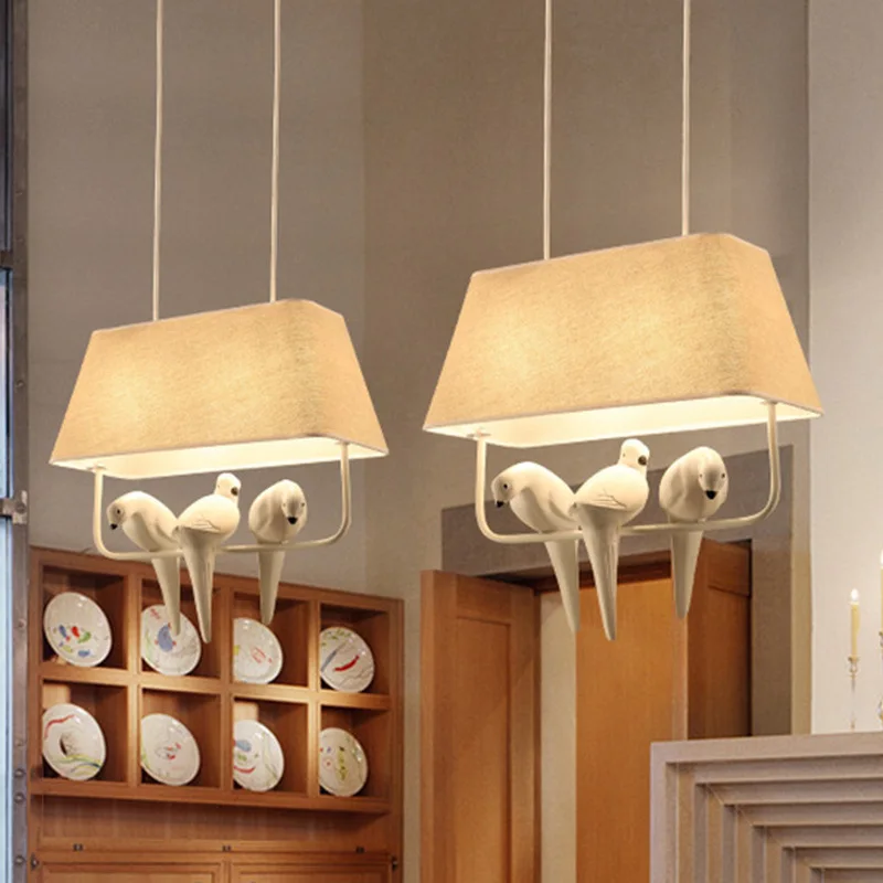 Светодиодный светильник в виде птицы Потолочная люстра декор для гостиной