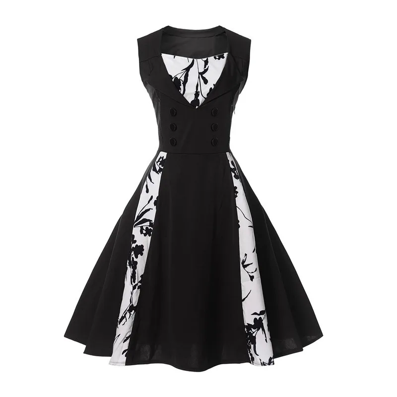 Европейский стиль женщины хорошее качество цветочный 2017 Новый платье дамы