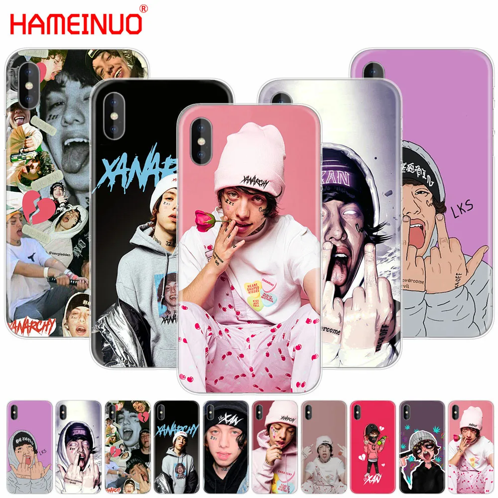 HAMEINUO Lil Xan Rapper чехол для сотового телефона iphone X 8 7 6 4 4s 5 5s SE 5c 6s plus|Бамперы| |