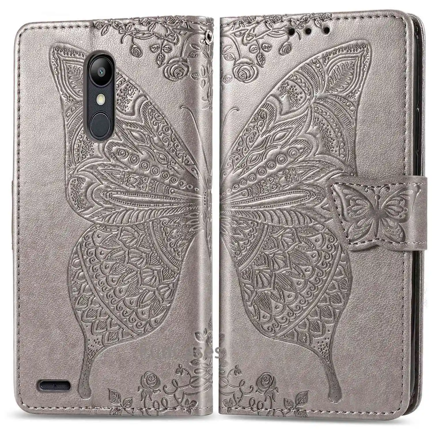 3D Бабочка Флип Бумажник для LG K 8 2018 телефонные чехлы на Funda Capa Стенд кожаный чехол s