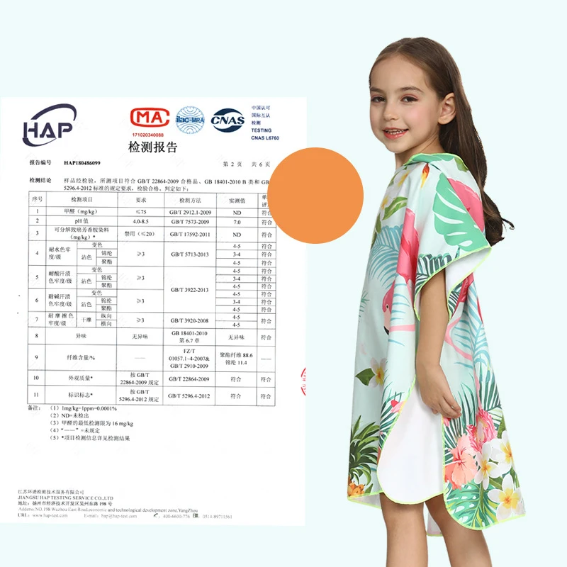 Детские быстросохнущие пляжные полотенца с капюшоном и единорогом для мальчиков