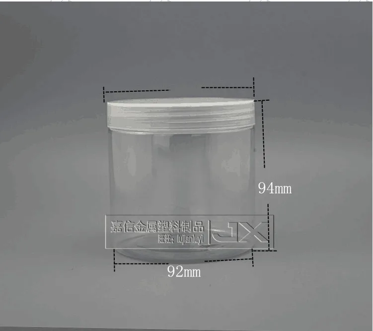 Прозрачная пластиковая банка 500 г/мл оптовая продажа розничная оригинальные