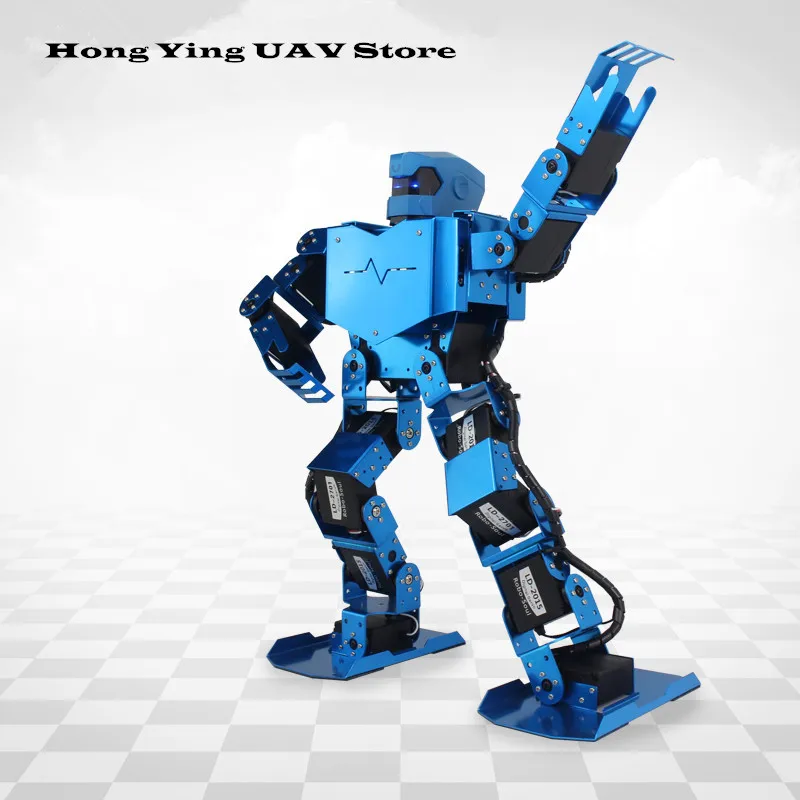 16DOF H3s biped Робот высокого класса сервоконтроллер алюминиевая рама 2 ноги гуманоид