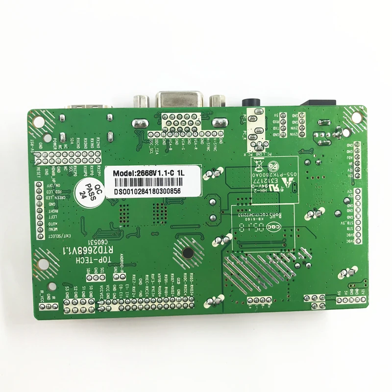 RTD2668 Универсальный HDMI VGA Аудио ЖК-контроллер плата для 10 1 дюймов 1280x720 B101EW01 LED