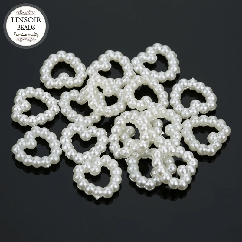 Бусины с имитацией жемчуга 11 х11 мм 100 шт.|imitation pearl beads|pearl beadsbeads for decoration |