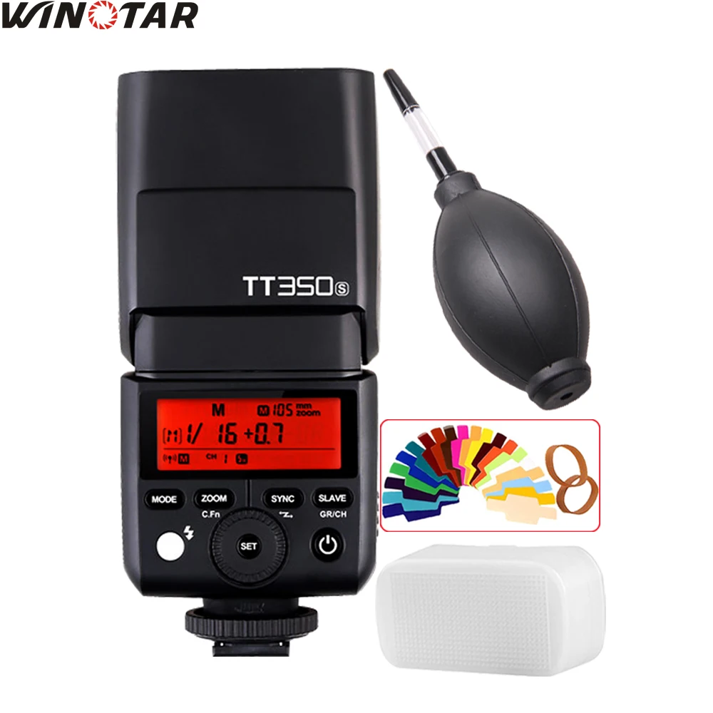 Вспышка Godox Mini TT350 TT350S 2 4G TTL 1/8000s для камеры Sony беззеркальная DSLR камера a77II a7R A6000 A6500