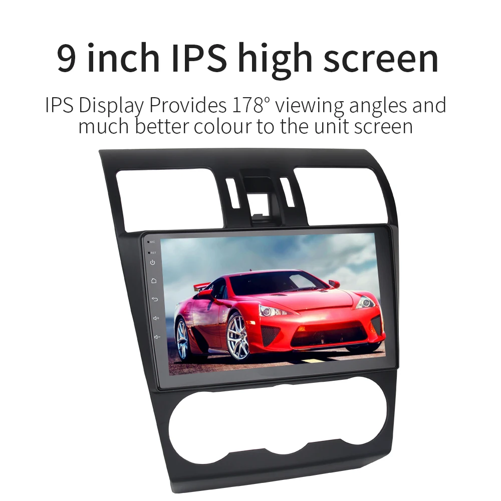 Android 9,0 Автомобильный мультимедийный для Subaru Forster gps 2013 с " ips сенсорный экран Авторадио головное устройство навигация