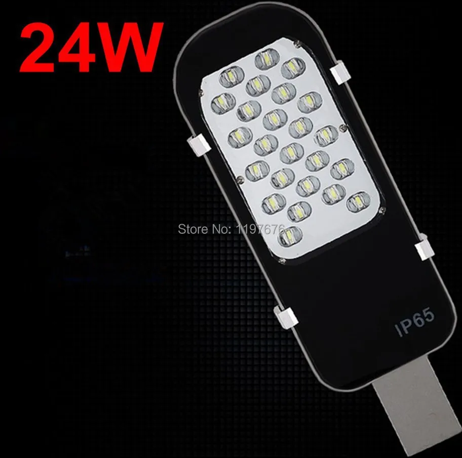 

2017 New arrival! High brightness LED Street Lights AC85-265V 24W 3120LM patio lights Road Light lamp free shipping