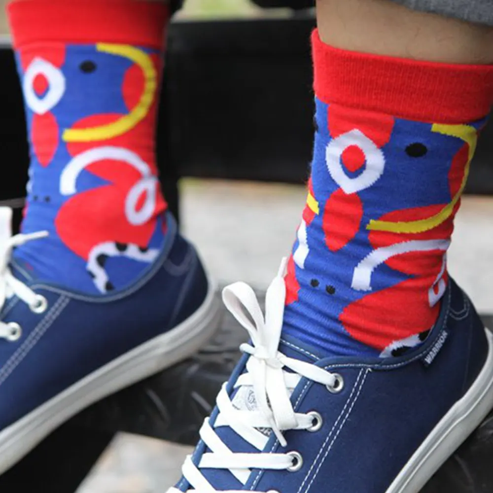 Носки Match Up Мужские средний код забавные мужские носки в стиле хип хоп классные