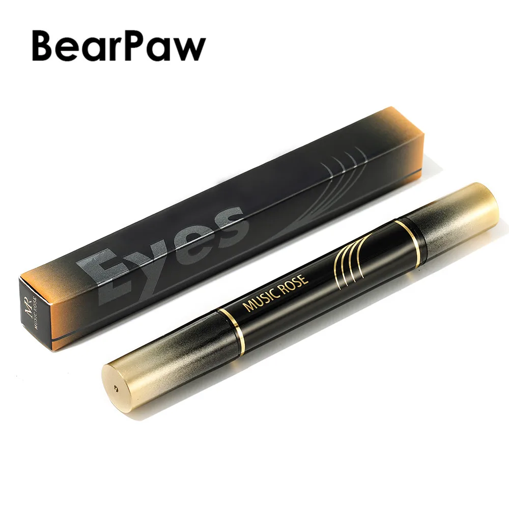 BearPaw длительный моды eyeshandow штамп Для женщин Красота макияжная подводка для глаз двойной черных кругов под глазами тени штамп гелевая ручка Водонепроницаемый