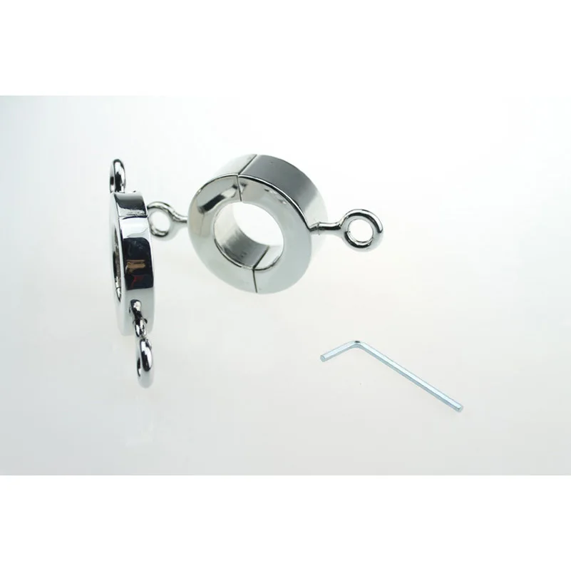 Шарики для яиц подвеска мошонки шарики из нержавеющей стали растяжки кольцо на