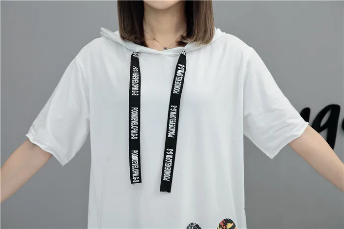 Платье толстовка с капюшоном большие размеры 5XL 2018|Женские платья| |
