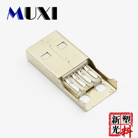 Promotion!!!!! 10Pcs/Lot USB Coverd by Black Plastic with 4 Pin Male Plug Socket Connector for Wire | Строительство и ремонт