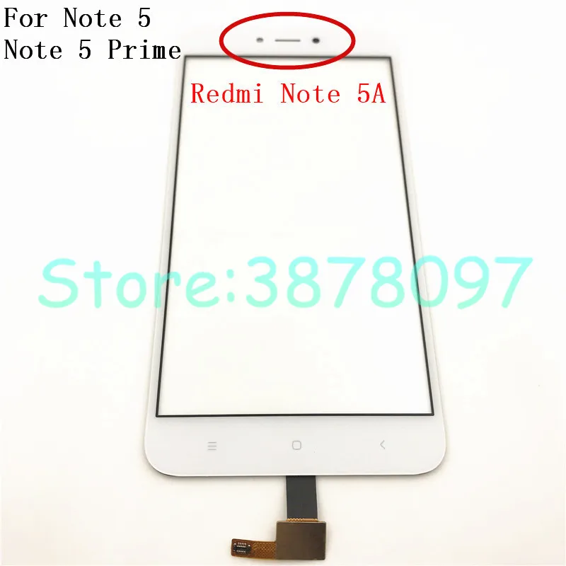 Сенсорный экран 5 дюйма для Xiaomi Redmi Note 5A Pro Prime/5A сенсорный дигитайзер панель