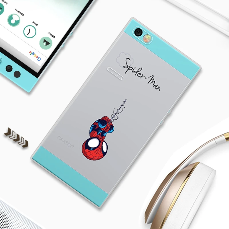 ASTUBIA Phone Case For Nextbit Robin Soft Spiderman Iron Man The Avengers Cover |