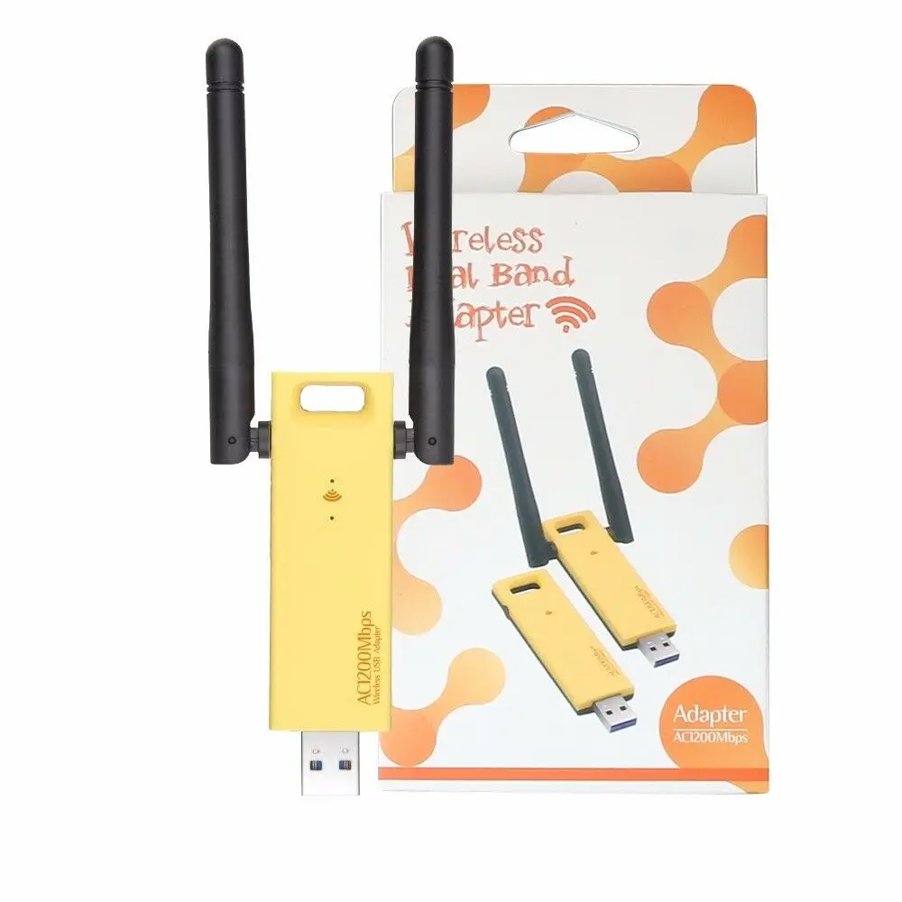 Двухдиапазонный 1200 Мбит/с беспроводной USB 3 0 Realtek Wifi адаптер 2 4G/5 ГГц сетевая карта
