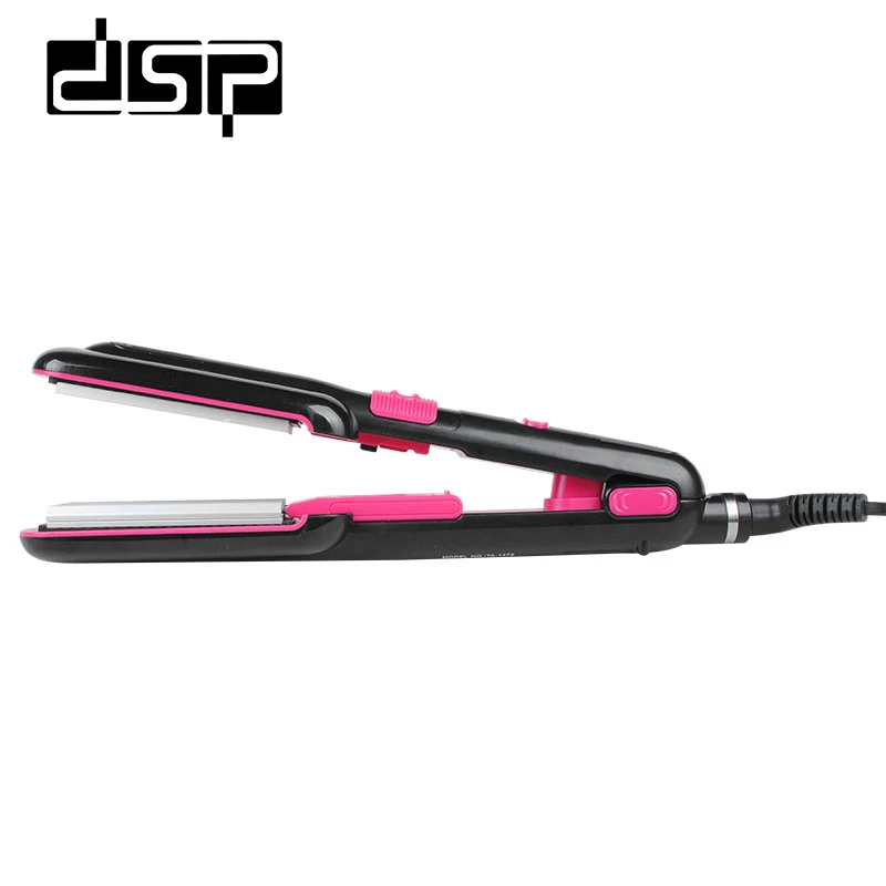 Выпрямитель для волос DSP 2 в 1 набор завивки с керамическим плоским утюгом и