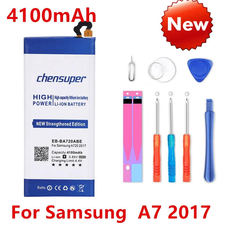 Новый аккумулятор 4200 мАч для Samsung Galaxy A7 2017 / SM A720 A720F A720S J7 Pro J730F EB BA720ABE| |