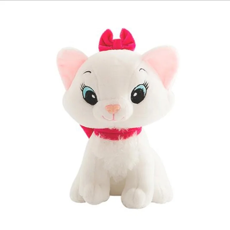 Мультфильм аристократы милый мягкий Кот плюшевые игрушки Marie 1 шт. 20 см белый каваи игрушечная кошка новое поступление детская комната кровать Decoratio