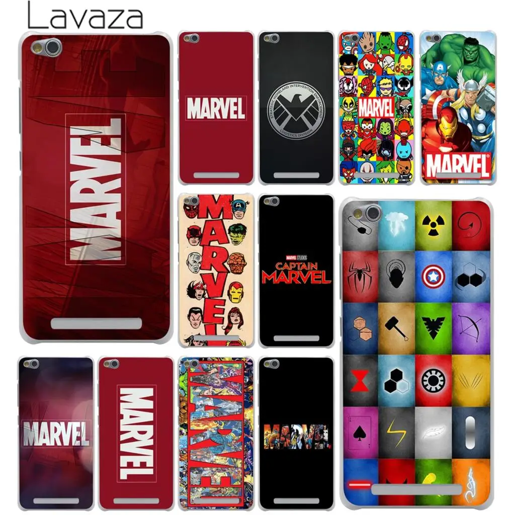 Lavaza класса люкс с логотипом комиксов Marvel жесткий чехол для телефона для Xiaomi Redmi 8A 7A 6A 5A 4A K20 Примечание 8 7 5 6 iPad Pro 4 4X крышка