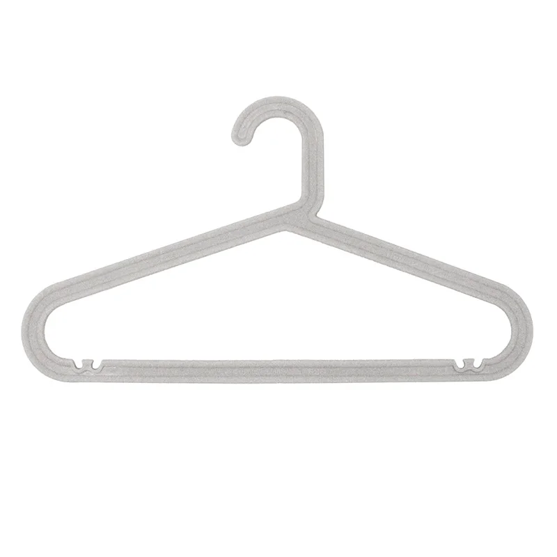 Gray ITNEX 10 шт./лот, вешалки для одежды для взрослых, вешалка для джинсов, брюк, пальто, домашний держатель для хранения, вешалка для одежды, пластиковые вешалки - Цвет: Gray