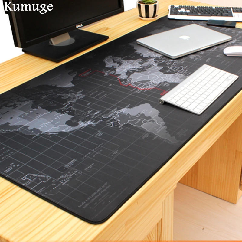

100x50cm Old World Map Large Gaming Mouse Pad Rubber Locking Edge Mousepad Mice for LOL Dota 2 CSGO for Laptop Game Player Mat