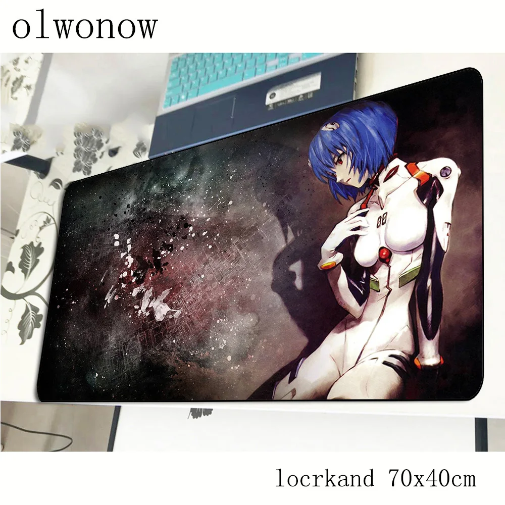 Evangelion Коврик для мыши 700x400x3 мм подарок для мальчика игровой коврик для геймера персональная игровая компьютерная настольная клавиатура со встроенной мышью игровые коврики