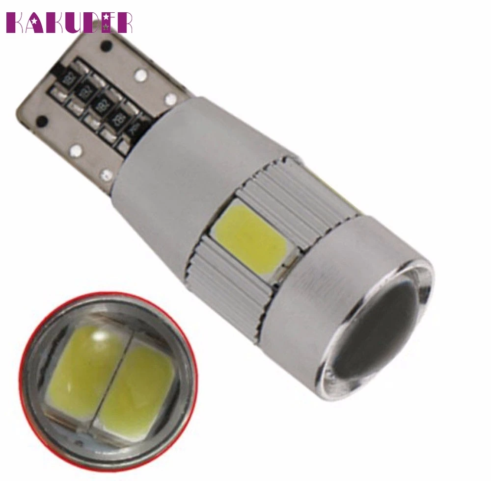 Новый 2x T10 194 W5W 5630 LED 6 SMD HID CANBUS безошибочный автомобильный боковой клиновидный