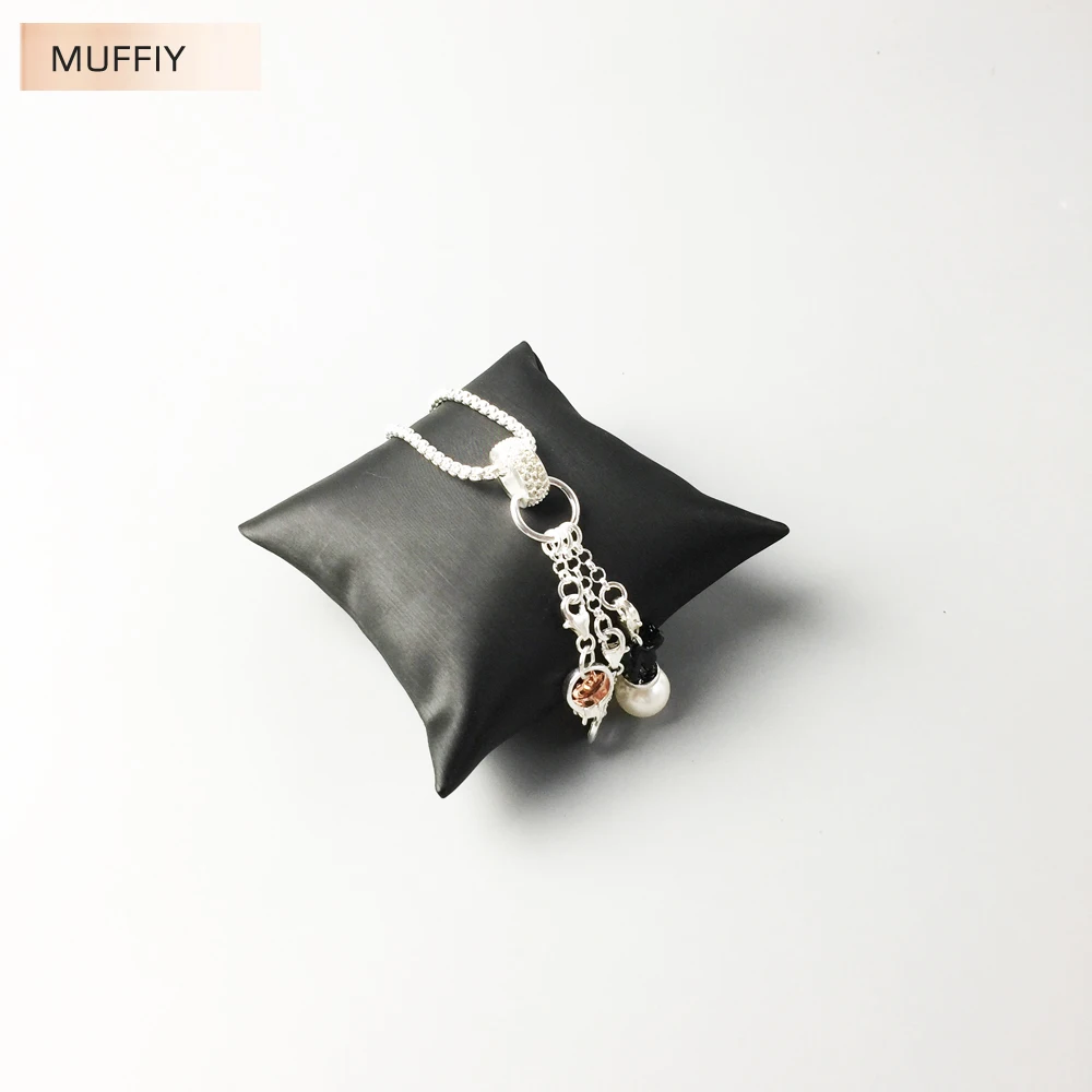 Шарм-Перевозчик с белой ПАВЕ ювелирные изделия в европейском стиле карма хорошие