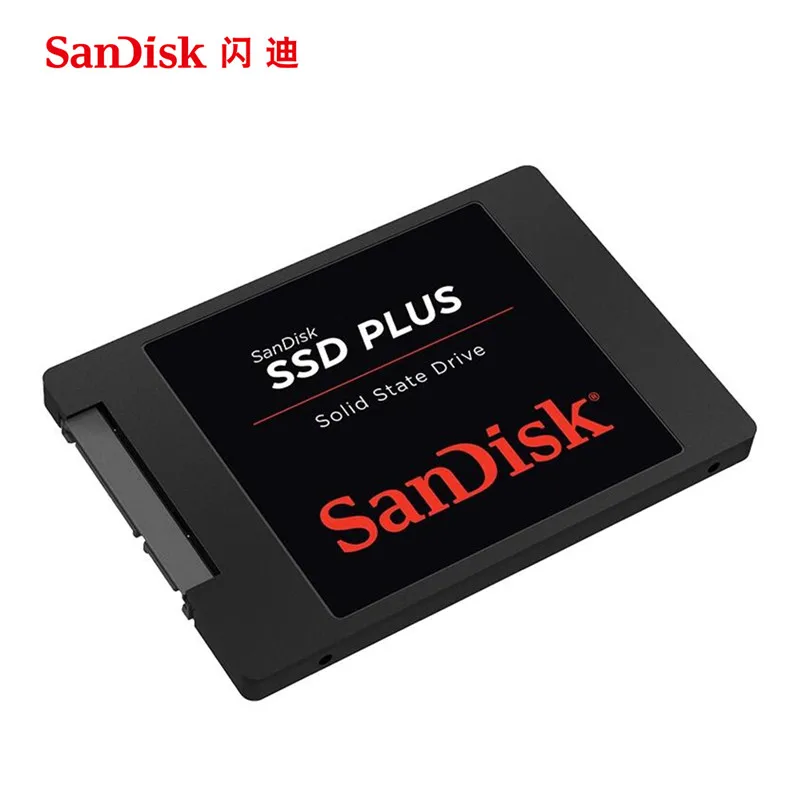 Sandisk HDD SSD PLUS 120 GB 240 480 535MBS Внутренний твердотельный диск SATA 3 0 (6 ГБ/сек.) для