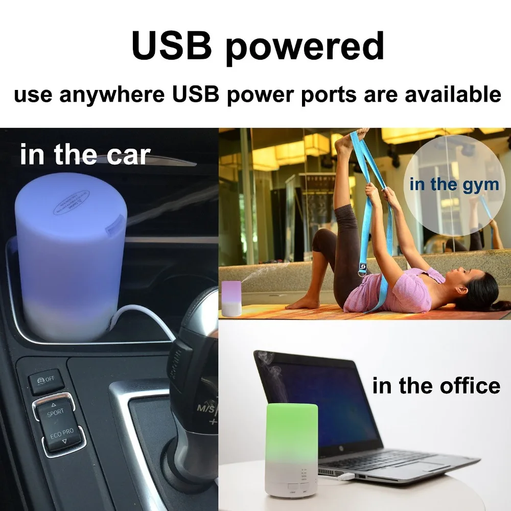 USB увлажнитель ультразвуковой распылитель мини немой ароматерапия машина