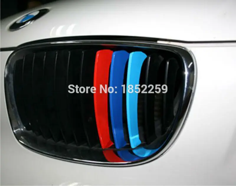6 x Новый стиль/м красочные декоративные наклейки гриль и передние на бампер для BMW