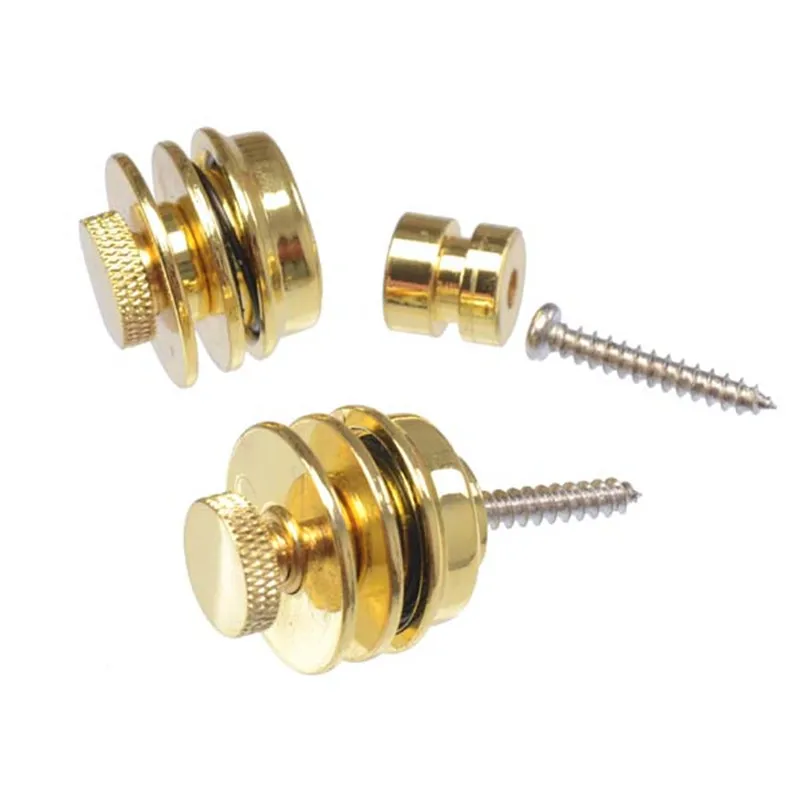 2 шт./лот плоская головка гитарный ремешок замок для электрической гитары Бас