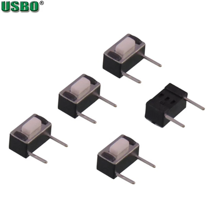 Оптовая продажа белый черный 90 градусов сторона стопы 12 V 100ma 2 p Кнопка