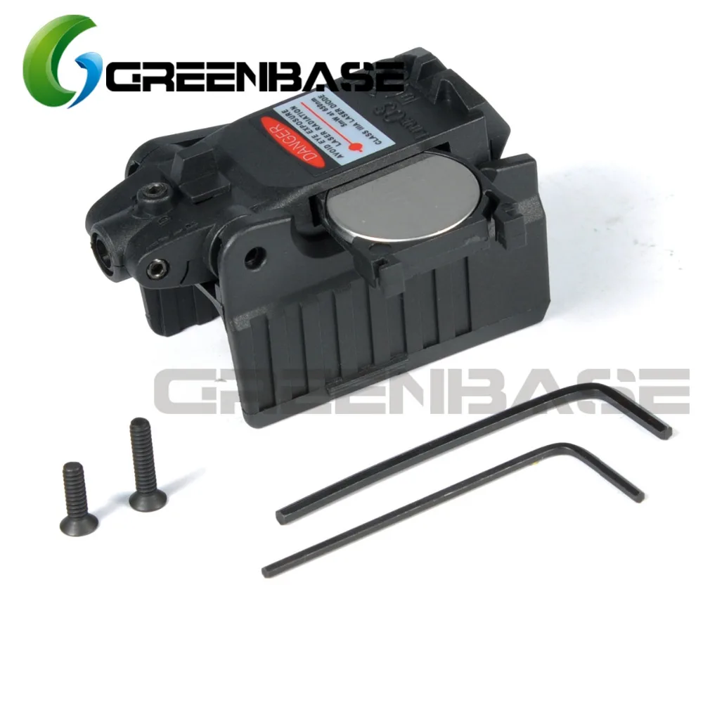 Greenbase тактический Глок лазерный прицел сзади красный лазер с целью Fit Airsoft Glock 17 18C 19 22 23 25 26 27 28 31 32 33 34 35 37 лазер