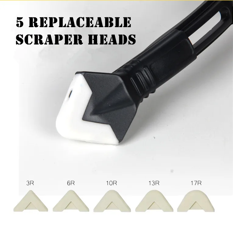 Силиконовый скребок beauty seam multi-tool герметик отделка чистящий комплект очиститель пола плитка приспособление для очистки поверхностей клей лопатка для удаления остаточных продуктов