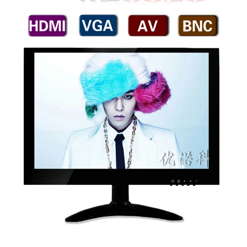 

10,1-дюймовый портативный металлический HD IPS LCD HDMI интерфейс монитор промышленное оборудование дисплей компьютер расширение экран маленький дисплей