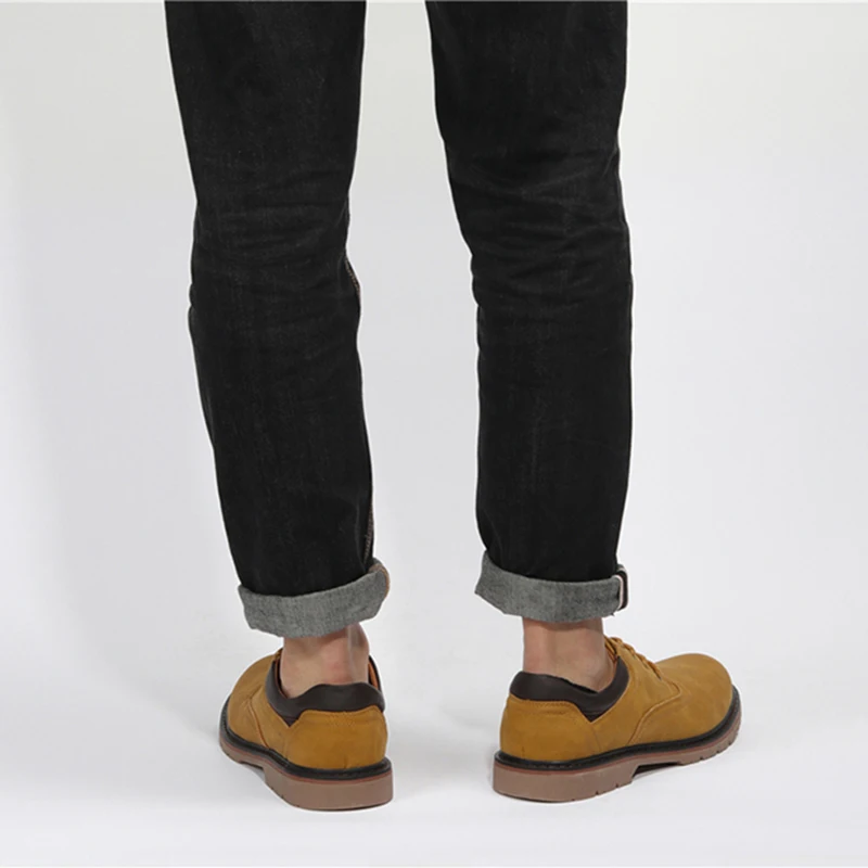 2019 Spring Men leather shoes driving brand luxury fashion designer casual male oxford #W333 | Обувь