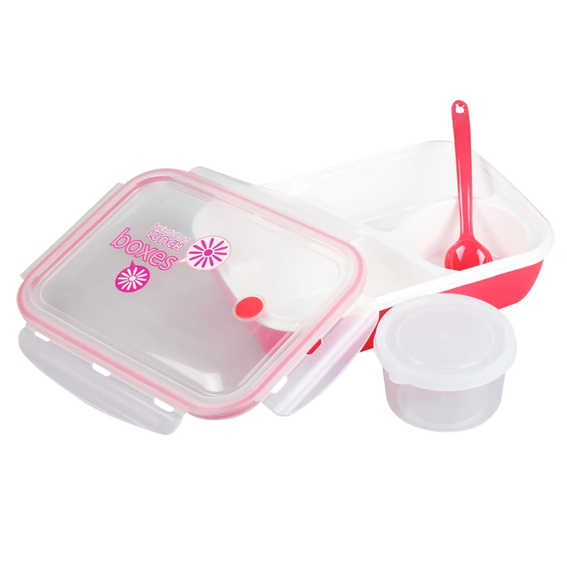 Пластиковый Ланч бокс Bento для микроволновой печи с чашей супа портативный