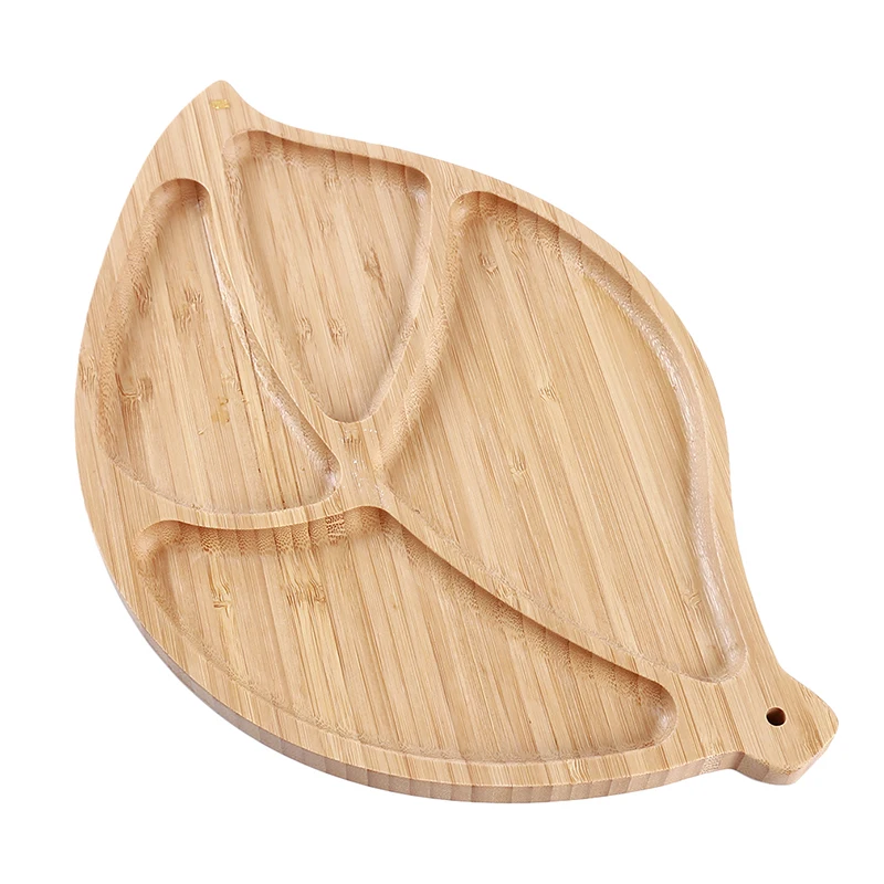 Многоцелевой бамбуковый поднос для чая с фруктовыми тарелками специальная