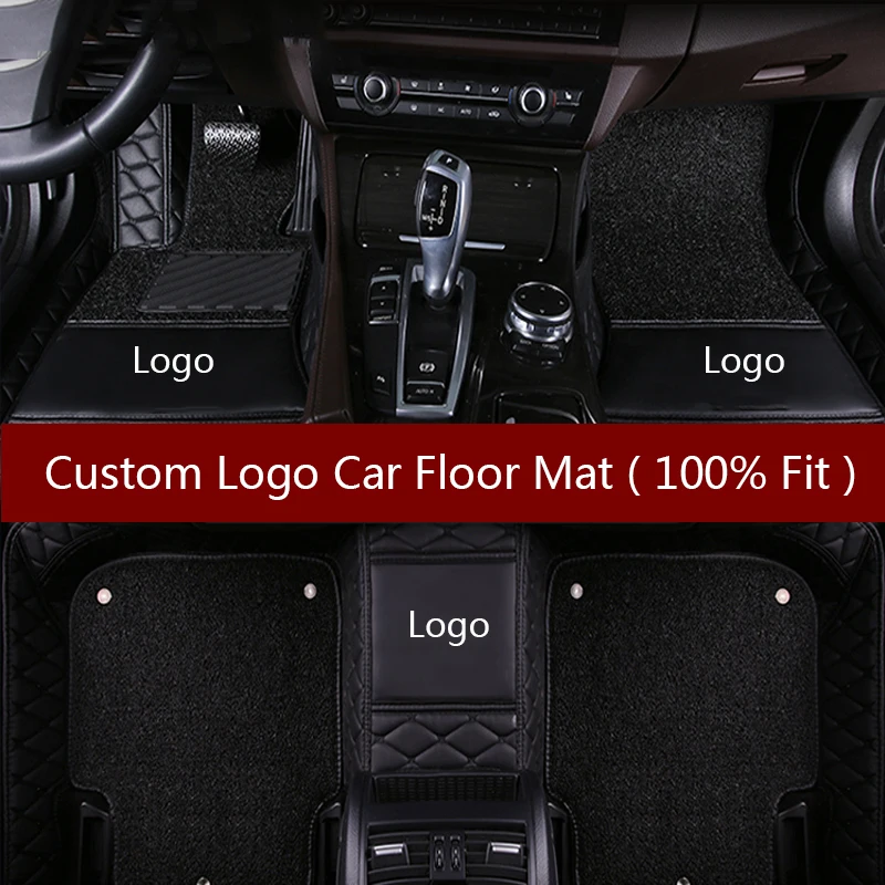 

Flash mat Logo car floor mats for HUMMER H2 H3 car styling auto accessories car carpet cover Custom foot mat 3D car carpet cover
