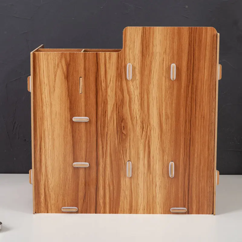 Настольная приемная коробка офисная канцелярская полка для документов