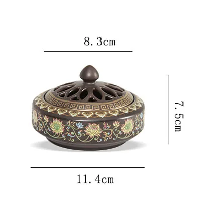 ERMAKOVA держатель для благовоний, курильница, фарфоровая палочка, катушка, конус, держатель для благовоний, для комнаты, дома, офиса, рабочего стола, украшение, подарок - Цвет: Type A