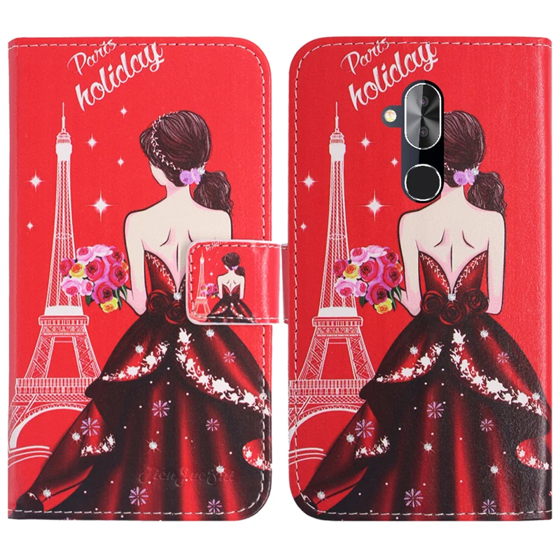 TienJueShi модный защитный кожаный чехол книжка для телефона Alcatel 1C 5003 1S 2019 7 6062W TPU