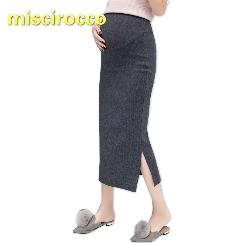 

Maternity Clothings Pregnant Women Skirt Autumn and Winter Pregnant Big Elastic Women Skirt Autumn Skirt Stretch Knit