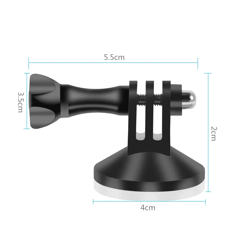 Magnetic Base magnet car suction cup Mount Bracket Holder Clamp with Screw For Gopro Hero 7 6 5 4 3 sjcam Camera Accessories | Электроника