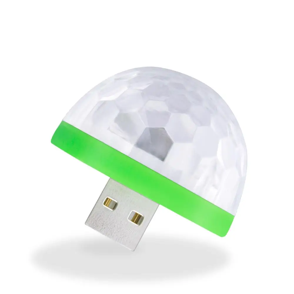 

Mini Android USB Disco Light Portable Home Party Holiday Lights Disco Ball Powerful Light Effect Birthday Club Wedding Decor LED